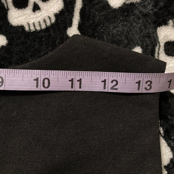 PAPILLION Black sleeveless dress w/ tulle floral embroidered hem ~ MEDIUM LARGE - Picture 13 of 15